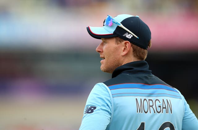 Eoin Morgan was let down by his bowlers at Lord's (Nigel French/PA)
