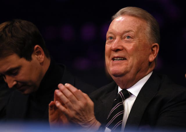 Boxing promoter Frank Warren (Richard Sellers/PA)