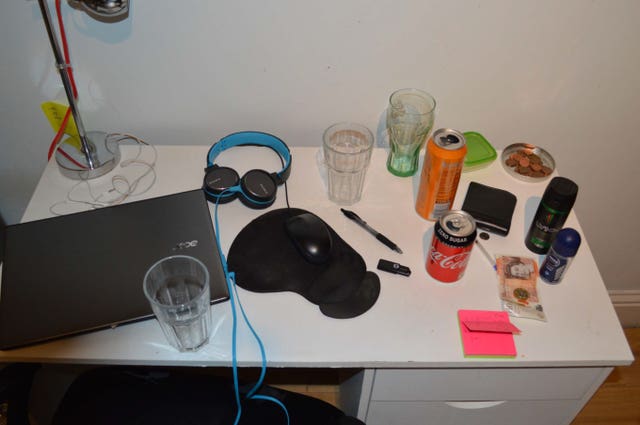 Harry Vaughan’s laptop (Metropolitan Police/PA)