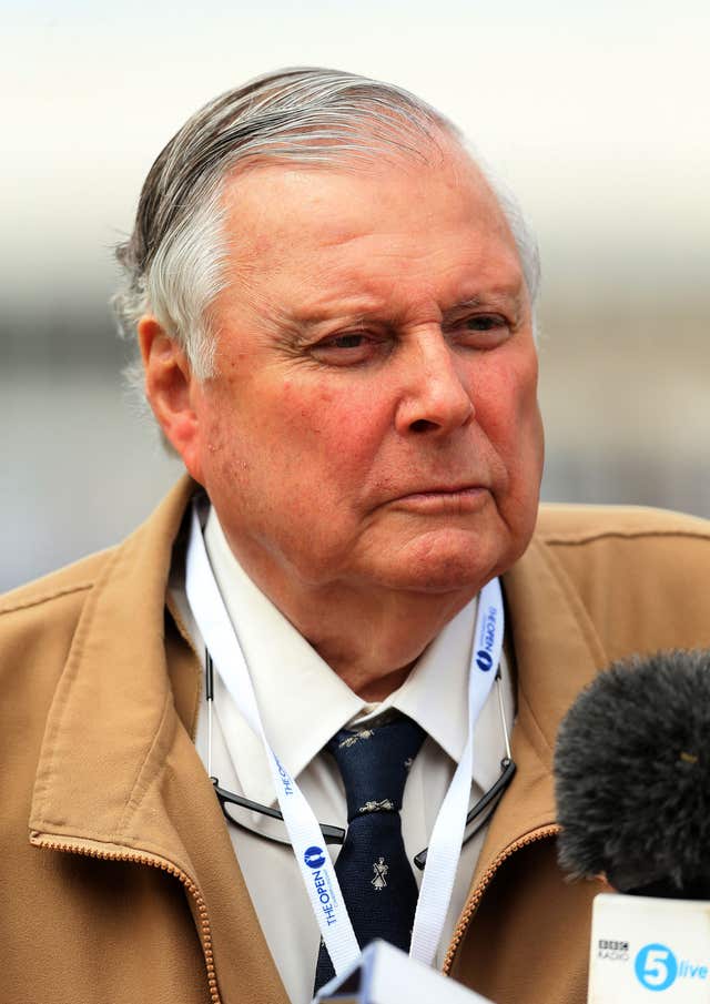 Peter Alliss' later career behind the microphone was marked by a number of controversial comments 
