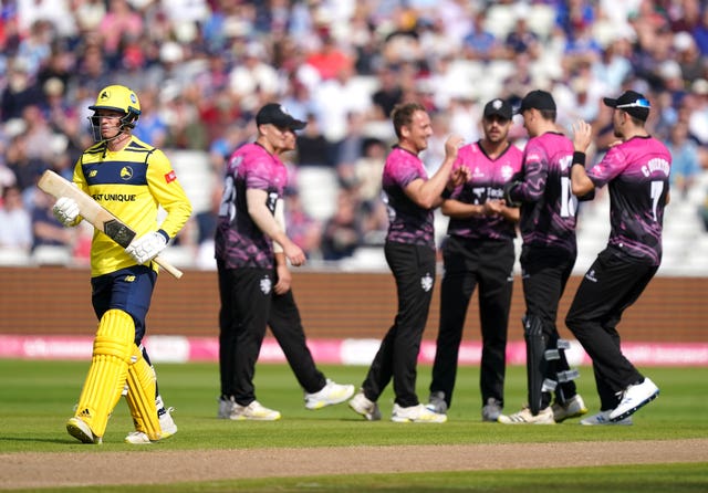 Josh Davey starred with the ball and bat for Somerset
