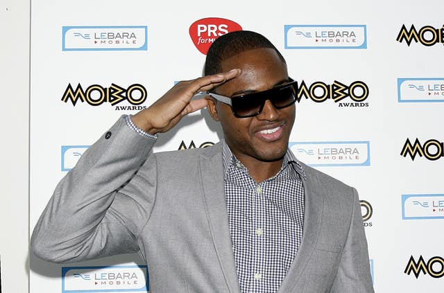Taio Cruz arriving for the 2009 MOBO awards in Glasgow