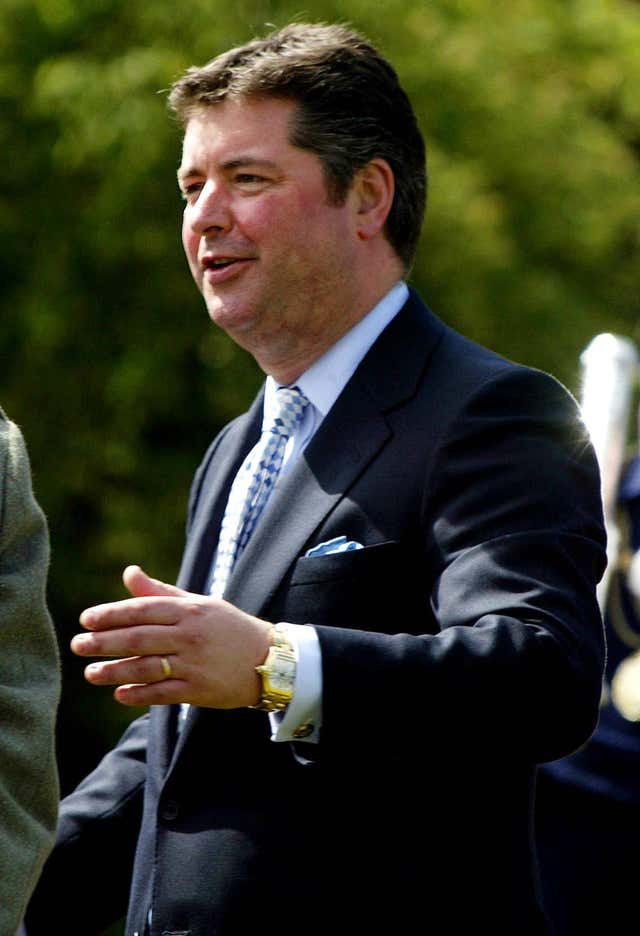 Michael Fawcett,pictured during a garden party at the Palace of <a href=