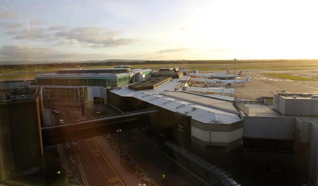General View of Terminal Three at Manchester Airport