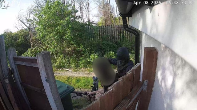 CCTV footage moments before a fatal attack