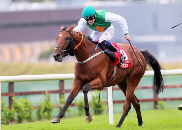 Church Mountain won the opening race at Galway