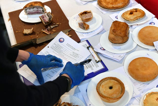 Several varieties are in the running for top pie (Joe Giddens/PA)