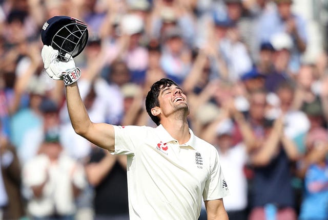 Cook, his country's highest Test run scorer, retired from international cricket in September, signing off with a century against India (Adam Davy/PA).