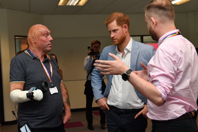 The Duke of Sussex, who was told about the university's commitment to applied learning in teaching and research
