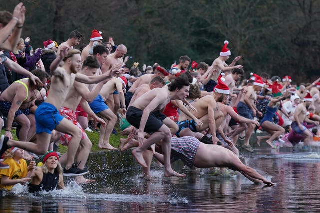 Christmas Day swim 2022