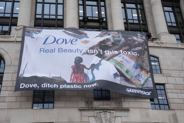 Greenpeace-Unilever protest