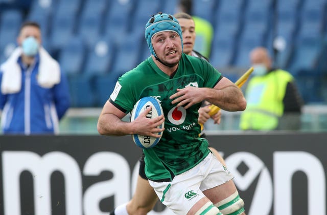 Will Connors scored two of Ireland's six tries in Rome