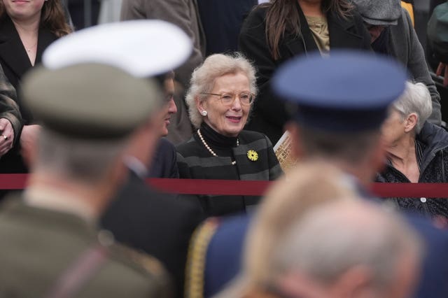 Former Irish president Mary Robinson at the ceremony