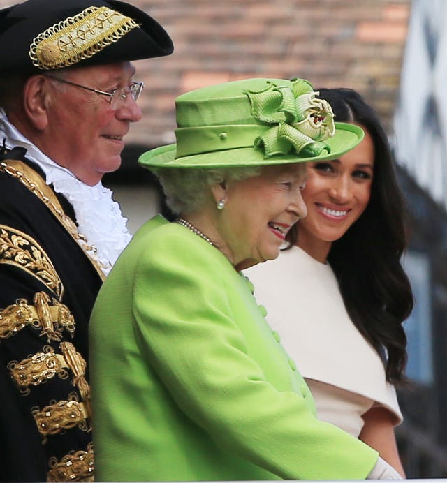 The Queen and Duchess of Sussex