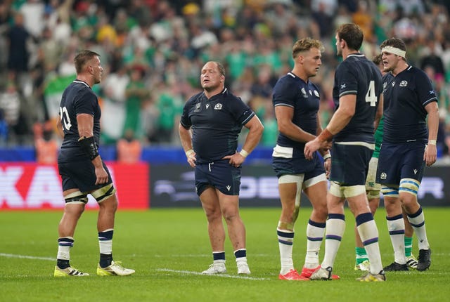 Nel (centre) in Six Nations action last year,