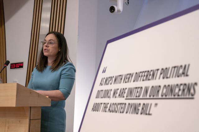 Kate Forbes speaking