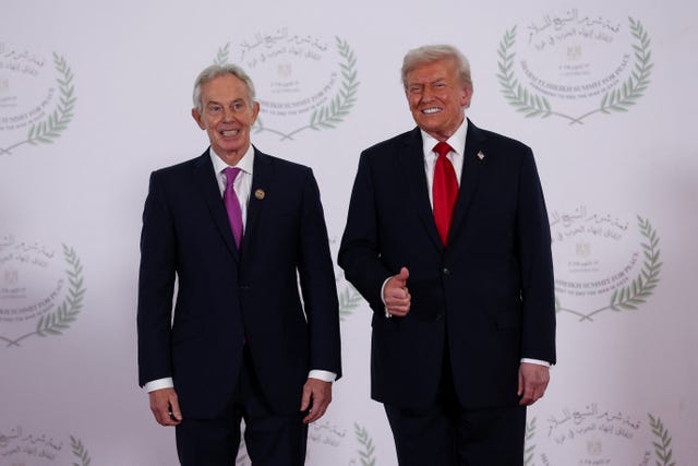 Sir Tony Blair and Donald Trump