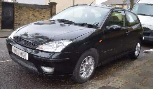Handout photo of Umar Haque's Ford Focus which was shown to the court (Metropolitan Police/PA)