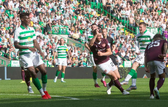 Callum McGregor was on target as Celtic beat Hearts 