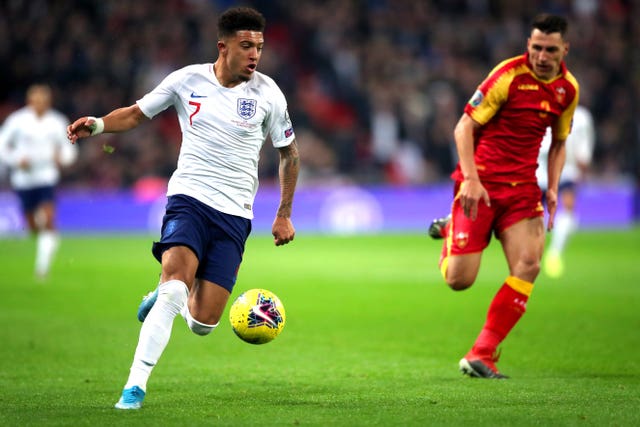 Sancho made it a difficult night for the Montenegro defence