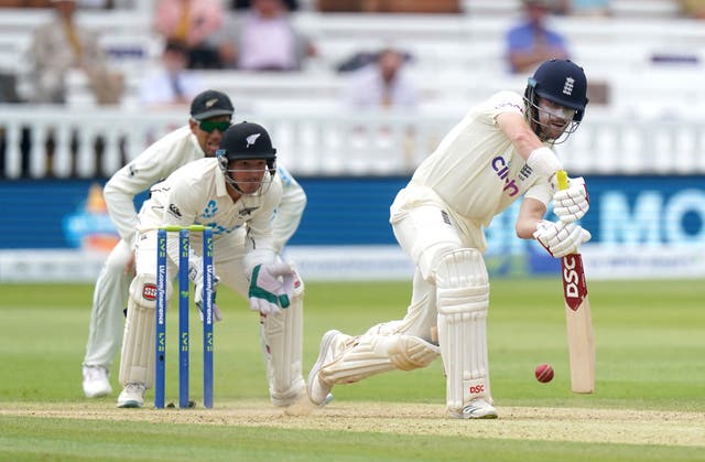 Rory Burns bats against New Zealand at Lord's