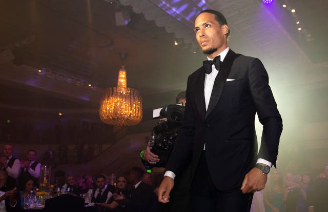 Virgil van Dijk won the PFA Player of the Year Award