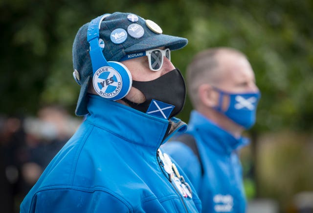 Scottish independence demonstration