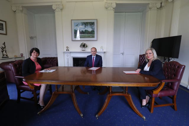 Taoiseach Micheal Martin visits Northern Ireland