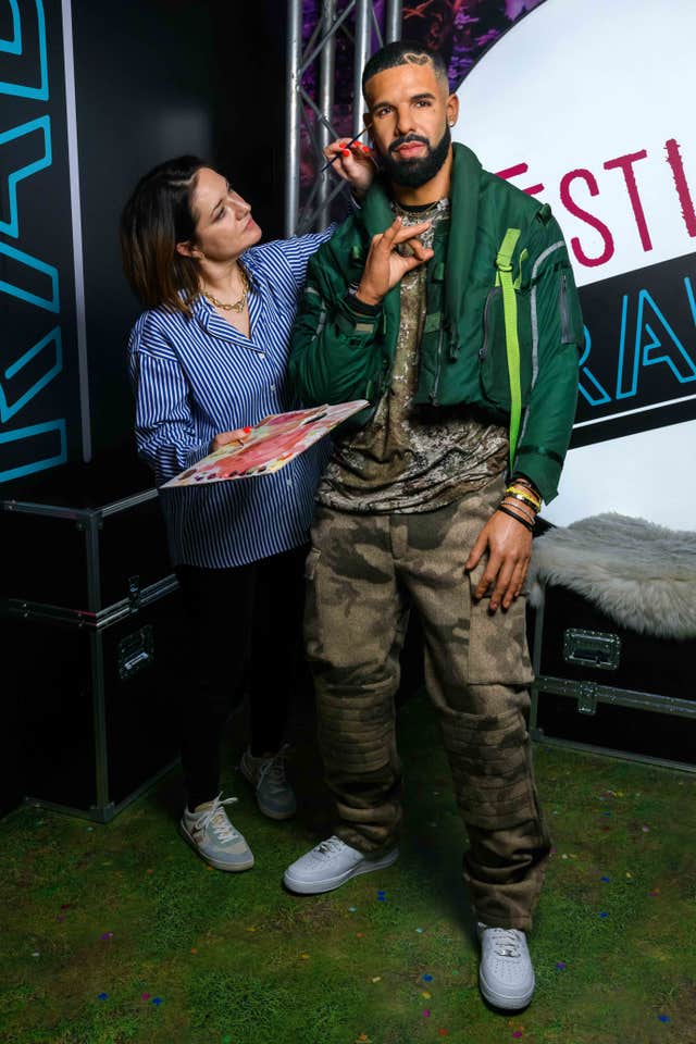 Drake waxwork at Madame Tussauds London