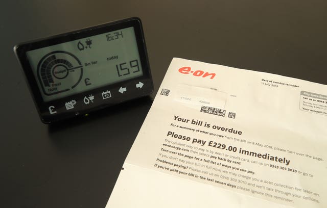 Energy bill and smart meter