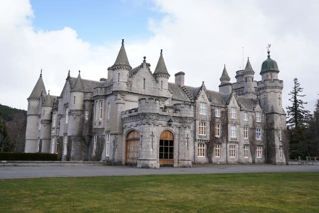 An exterior view of Balmoral Castle