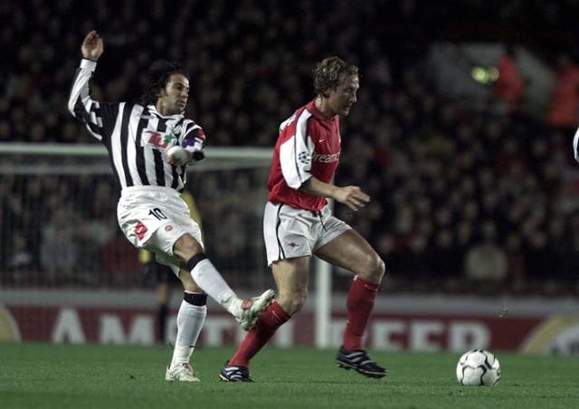 Alessandro Del Piero, left, was a member of Juventus' squad in 1996
