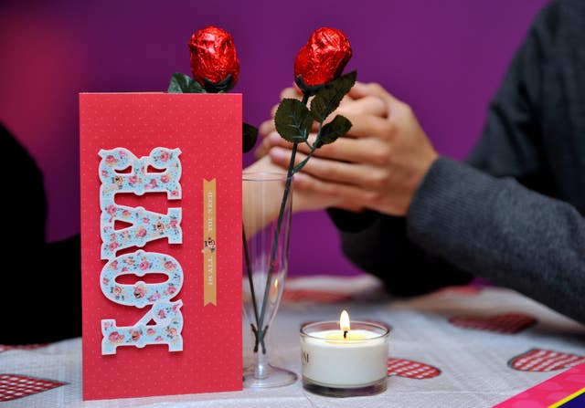 Valentines stock