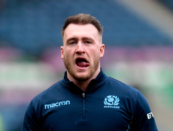 Stuart Hogg is the only player retained from last weekend's heavy defeat in Nice