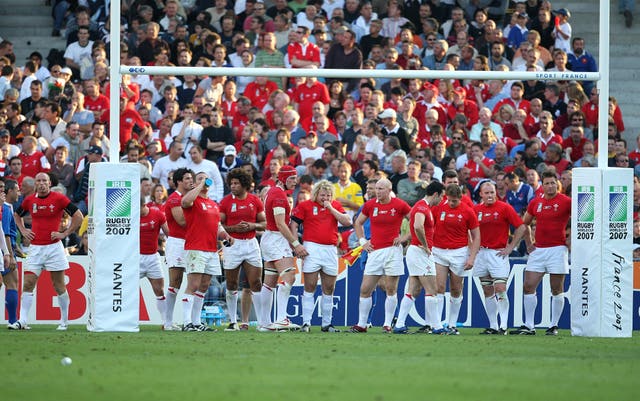 Wales were beaten by Fiji in the 2007 World Cup