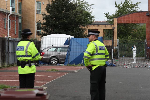 A 36-year-old and 21-year-old died in the shooting