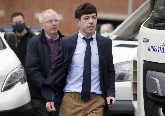 James Bernard McGovern arriving at Cavan Circuit Court