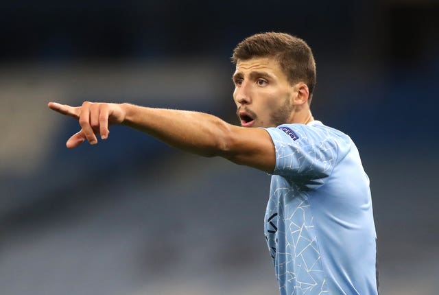 Manchester City's defender Ruben Dias