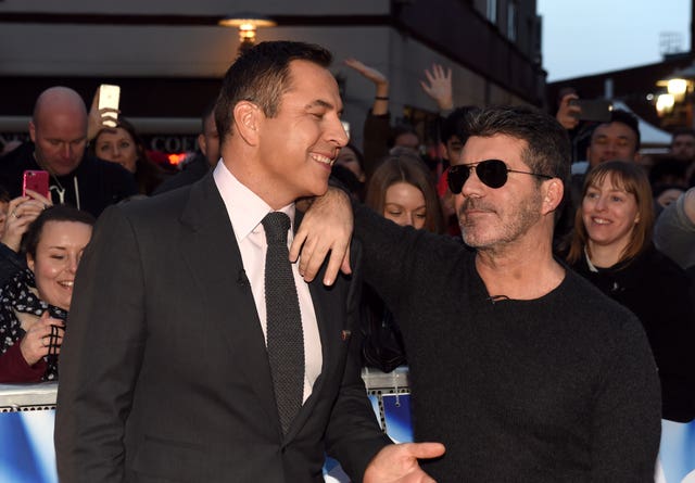 David Walliams and Simon Cowell together