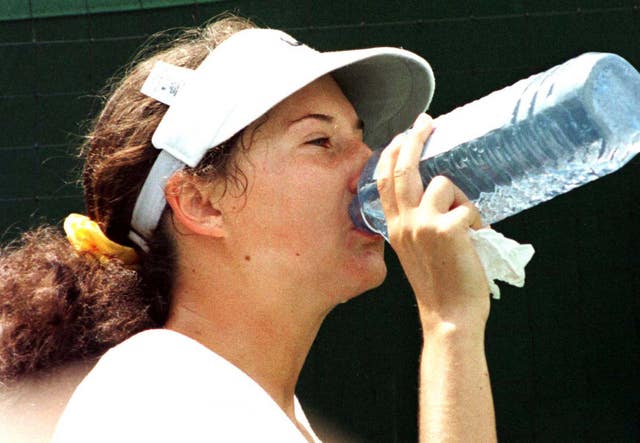 Monica Seles made a stir early in her career.