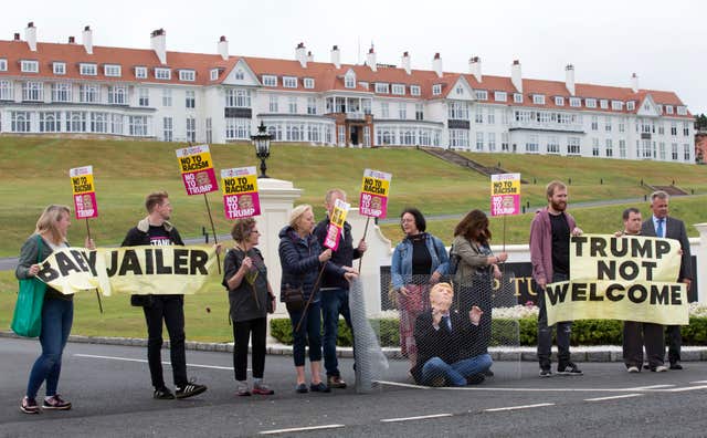 Trump protest