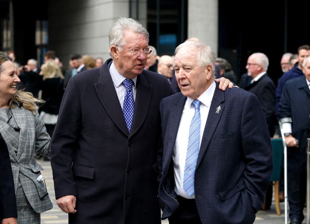 Sir Alex Ferguson and Craig Brown