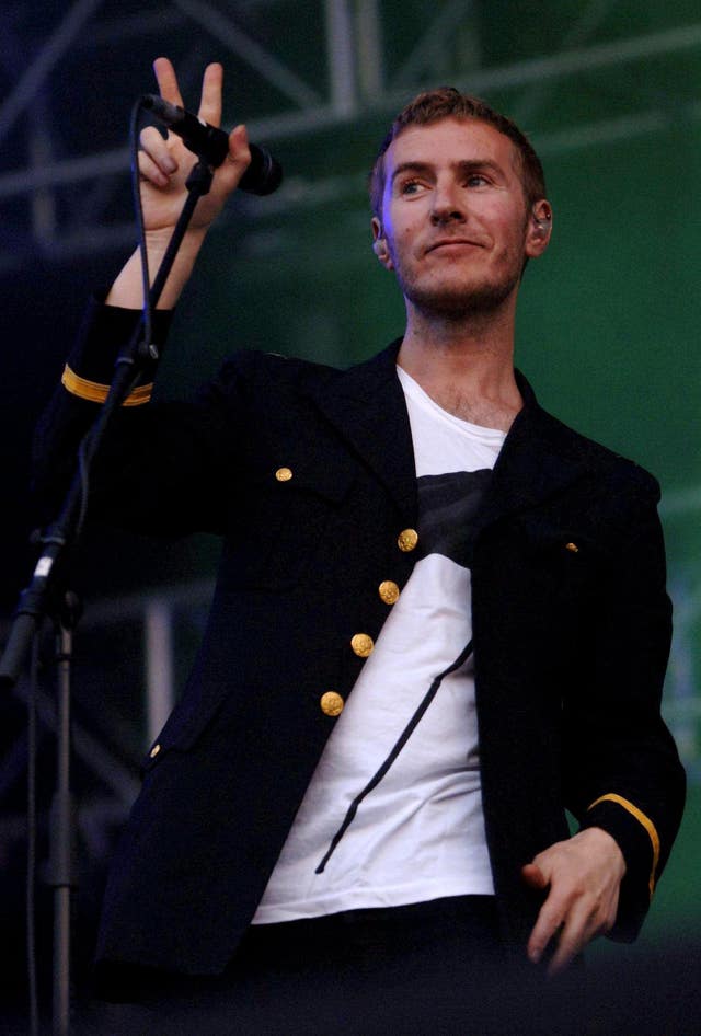 Robert del Naja of Massive Attack at the O2 Wireless Festival