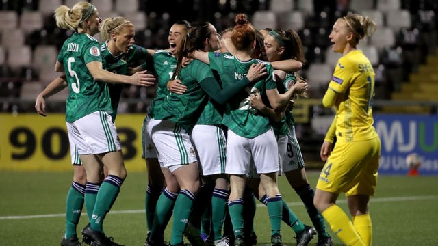 NI women's football win