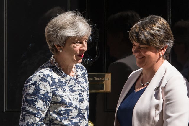 Arlene Foster and Theresa May