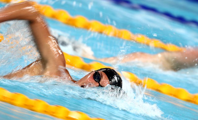 Wales' Dan Jervis was second in the men's 1500m freestyle on Tuesday