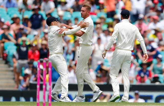 Stuart Broad had an immediate impact when Australia replied with the wicket of Cameron Bancroft