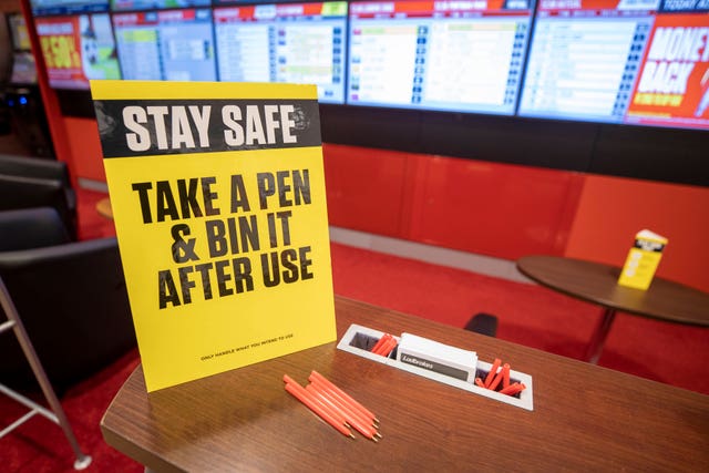 Betting shops are not due to reopen until April 12 at the earliest