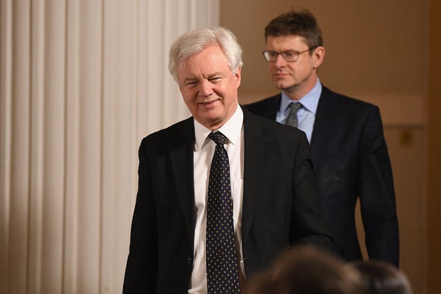 Brexit Secretary David Davis and Business Secretary Greg Clark (PA)
