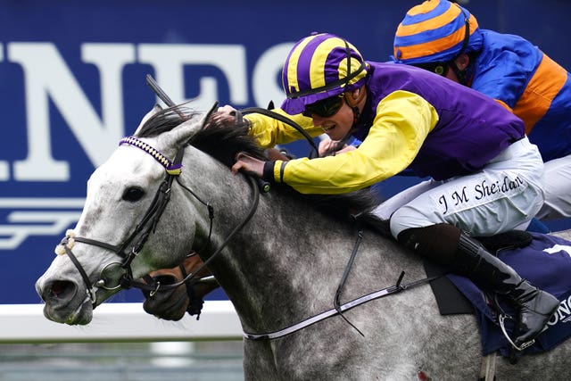Princess Zoe in winning action at Ascot
